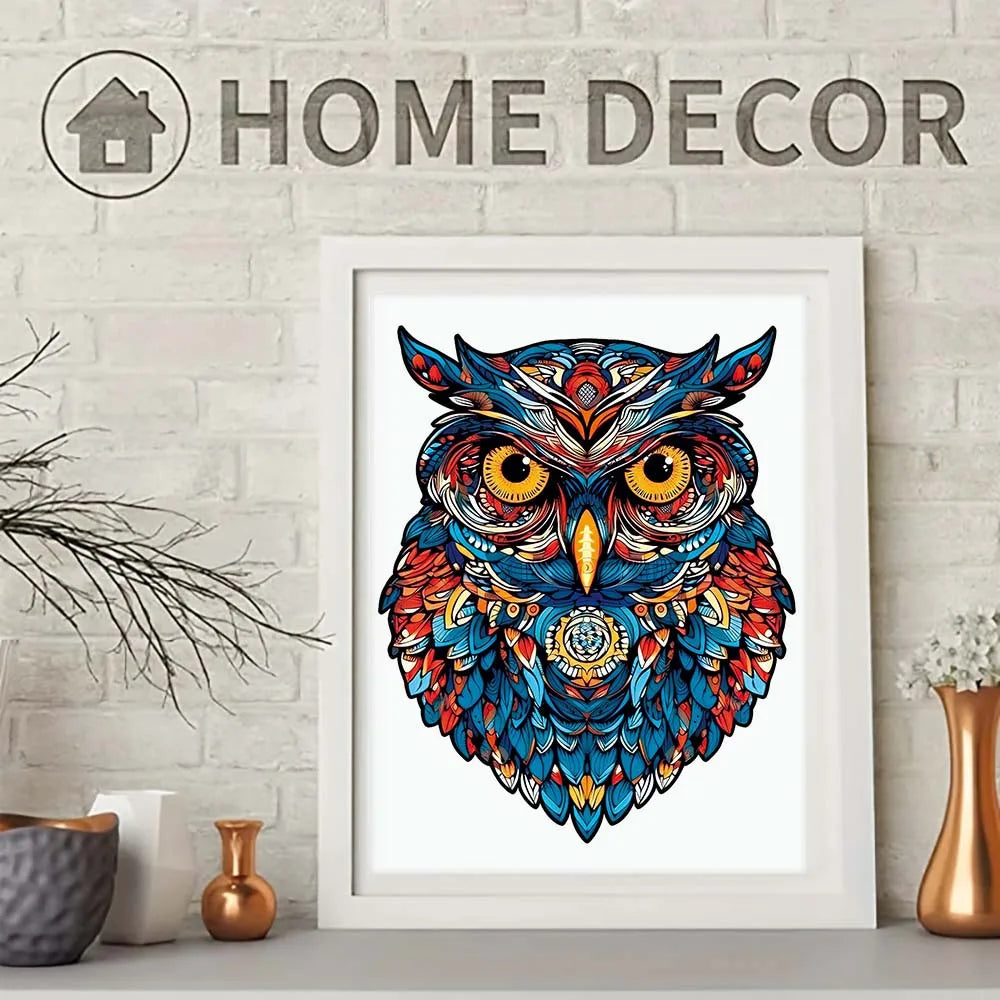 S/M/L - Owl Wooden puzzle