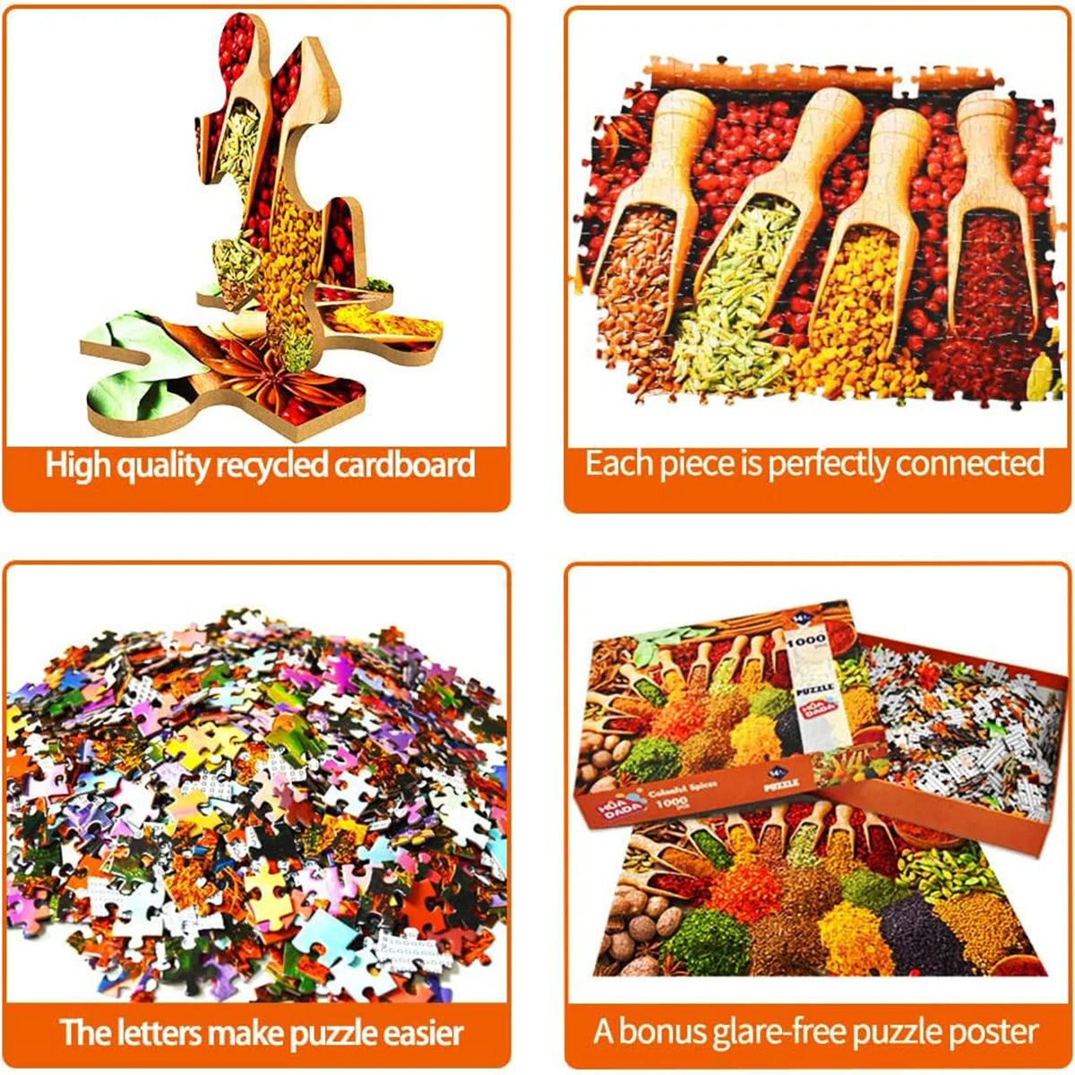 1000 Pieces - Colourful Spices